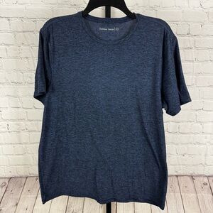 Outdoor Voices Blue Heathered Short Sleeve T-Shirt Size Medium